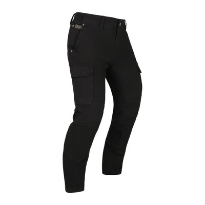 Richa Apache 2 Black Cargo Motorcycle Motorbike Jeans With Tapered Leg Short