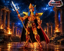 Saint Seiya Poseidon Bandai Vintage 1988 Rare Model Kit Japan Knights of the...