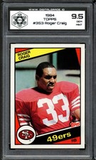 1984 Topps #353 ROGER CRAIG RC Rookie DG 9.5 Gem Mint