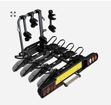 Portabici Peruzzo per Barra/Gancio Pure Instinct per 4 Bici - Ok per Fat Bike.