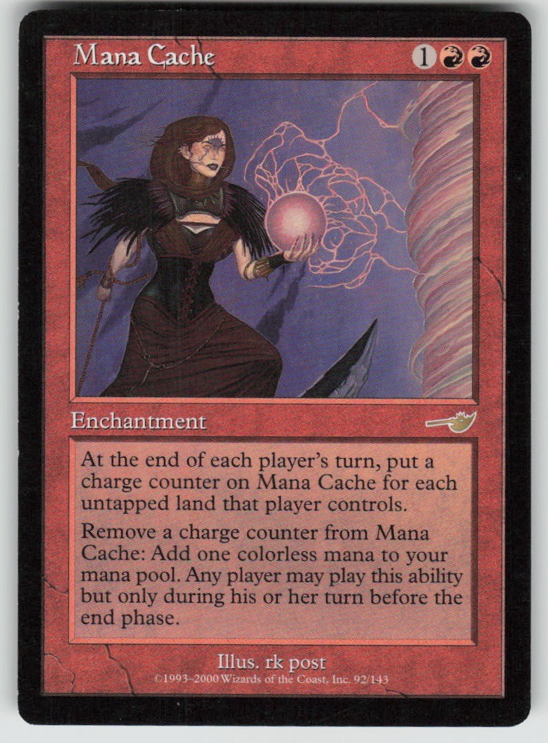 Mana Cache 92 Nemesis Magic: The Gathering TCG Heavily Played