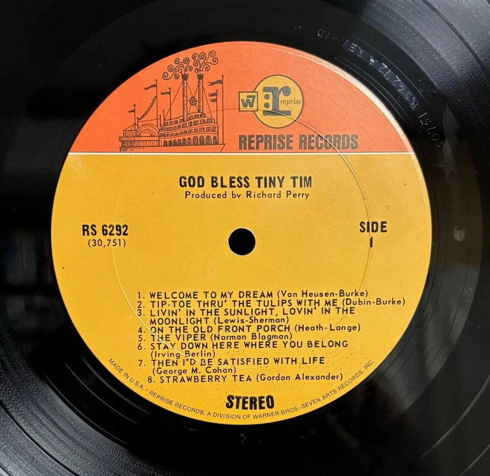 Tiny Tim/ God Bless Tiny Tim LP US Original Edition Tiny Tim - Photo 3/4