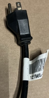WELL SHIN WS-001 WS-002F-2 POWER CORD ASSEMBLY 6FT 125V-AC 10A D615289