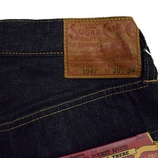 Sugar Cane SC41947A 14.25oz Denim 1947 Model Regular Straight One Wash Jeans