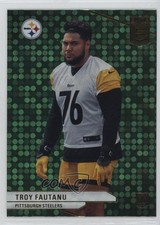 2024 Panini Donruss Elite Rookies Green Disco Troy Fautanu #191 1f9t