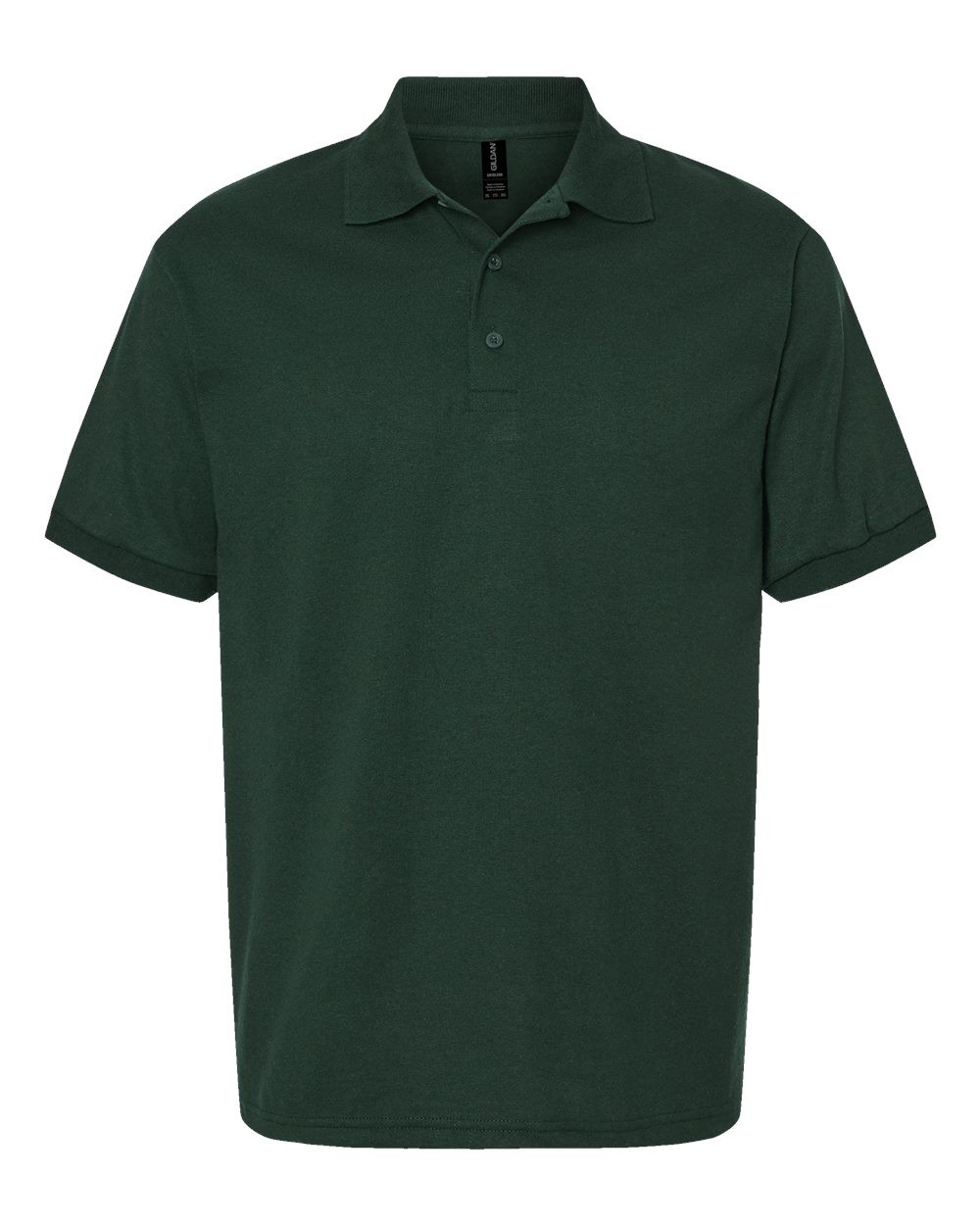 Gildan Unisex DryBlend® Polo - Forest Green, Size 5XL