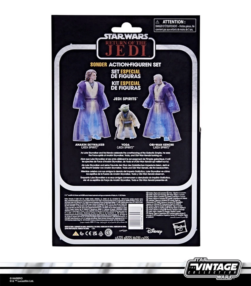Star Wars: Return Of The Jedi Hasbro 2025 The Vintage Collection JEDI SPIRITS 4+ - image 2 of 4