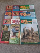 9x Vintage The Shooting Life Magazine 1988-89 Clay Pigeon Game Sport Shot Guns
