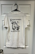 1989 Calvin & Hobbes Brown University Party T-shirt Single Stich Made In USA