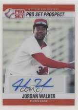 2021 Leaf Pro Set Metal 1990 Base Jordan Walker #PS0-JW1 Auto 2t9