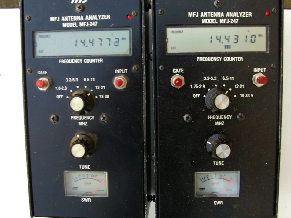 Two MFJ-247 ANTENNA ANALYZERS AS-IS & New Low Pass Filter - Image 2 of 4