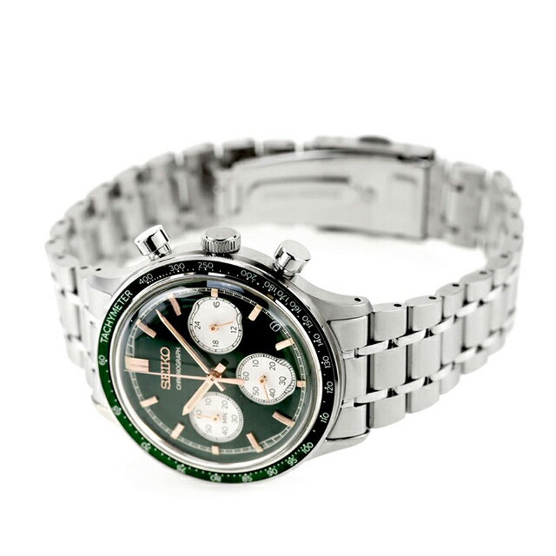 Seiko Selection SBTR057 Chronograph Stainless Steel Men Watch NEW