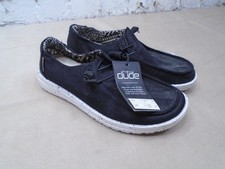 Hey  dude Women's Wendy L Black Size 7 Slip On Loafer Shoes NWT BRAND NEW 