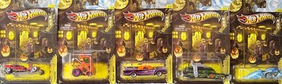 HOT WHEELS - KROGER - HAPPY HALLOWEEN - SET OF 5 VEHICLES - USA ONLY - SEE DESC