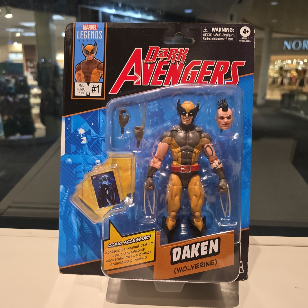 Figurine Daken Dark Wolverine Marvel Legends X-Men – Hasbro 2012, 6 Pouces, Occasion