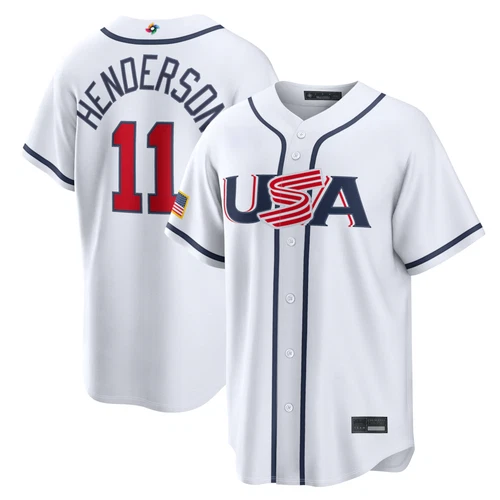 Men's/Youth USA Baseball White 2026 World Baseball Classic Home Stadium Jersey