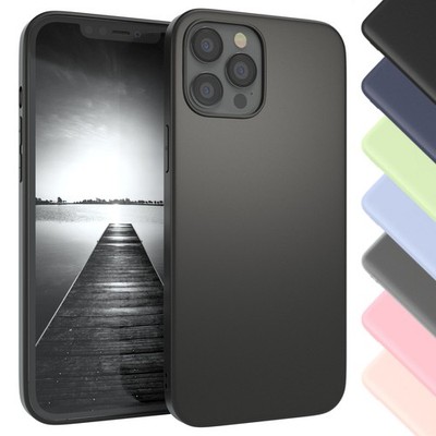 EAZY CASE für Apple iPhone 12 Pro Max Hülle Silikon Schutzhülle Cover Tasche