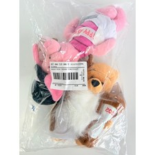 Disney Store Father Time Pooh Baby New Year Piglet Mini Bean Bag Plush 8" NWT