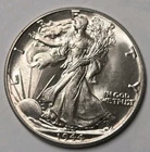 1944 Walking Liberty Half Dollar Choice BU
