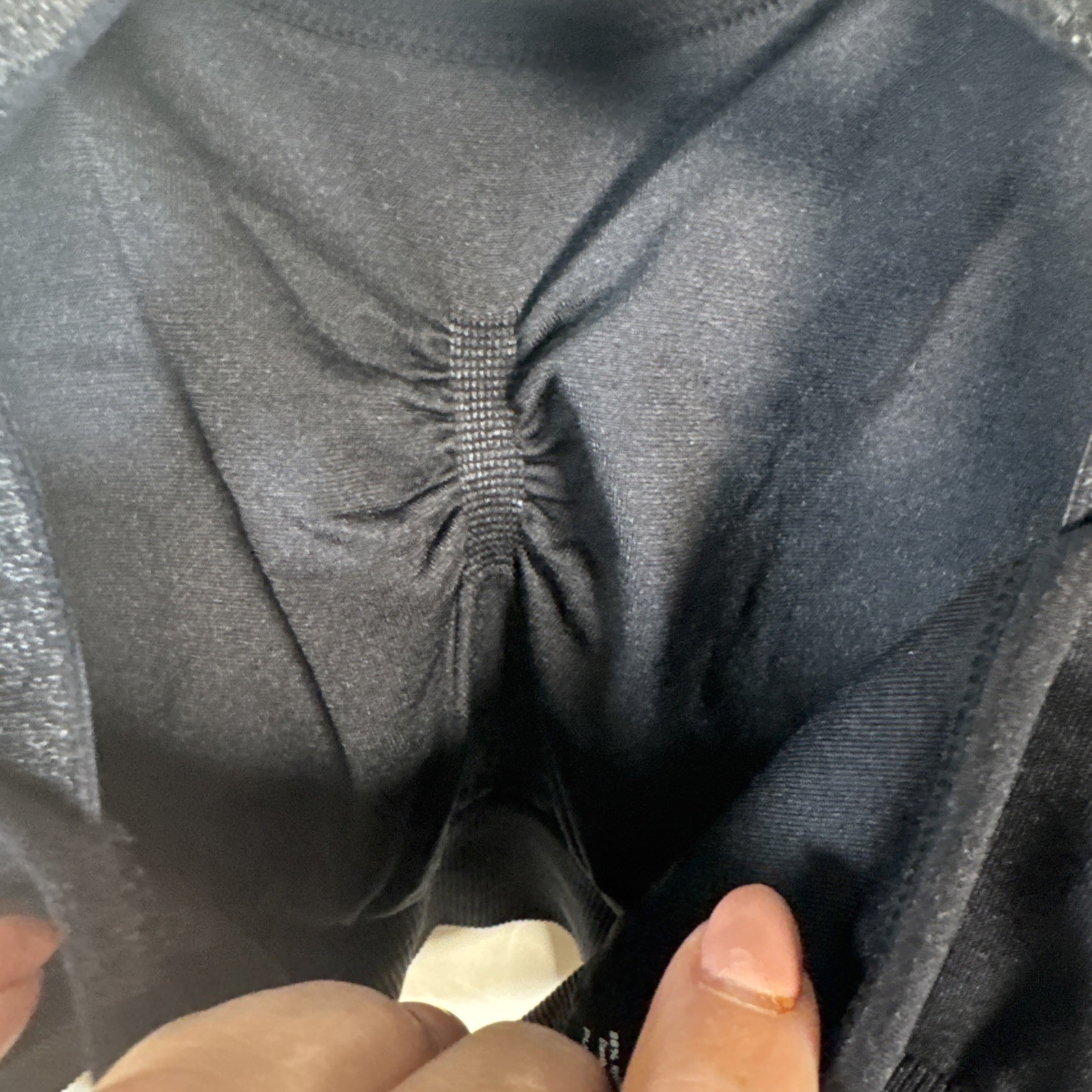 Puma Black Activewear Sport Bra Sleeveless Elastic Band Size 1X NWT thumbnail 6