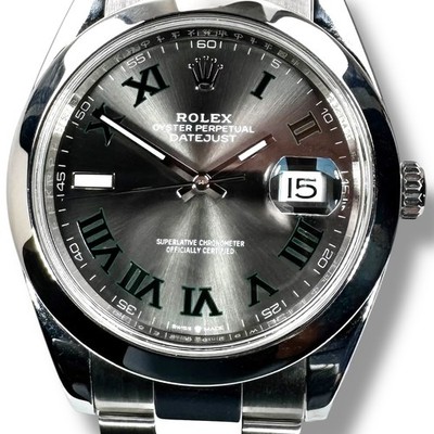 Rolex Datejust 41 mm Wimbledon Dial 2024 Unworn