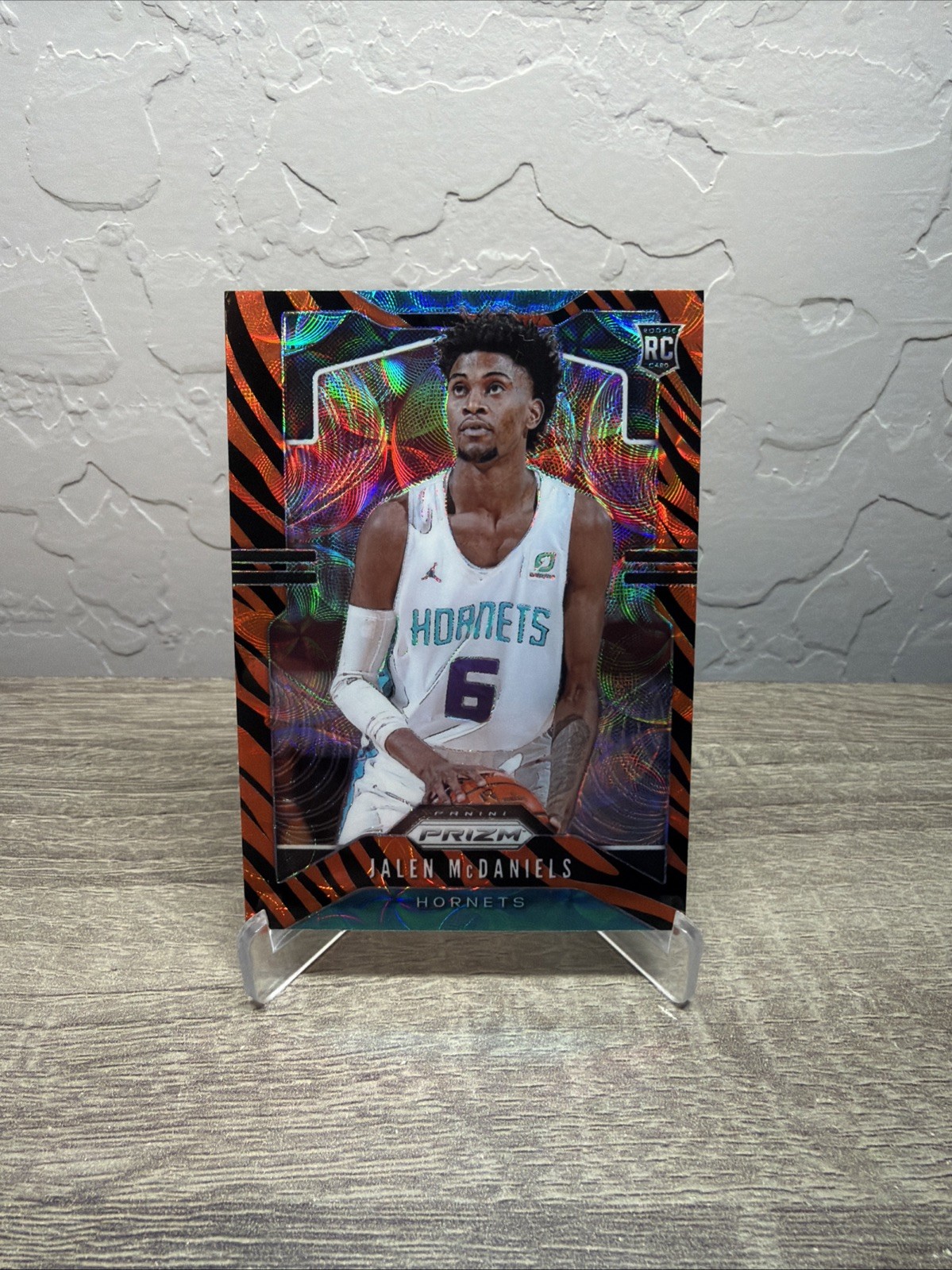 2019-20 Panini Prizm Choice Jalen McDaniels Tiger Stripe Rookie RC SSP #297