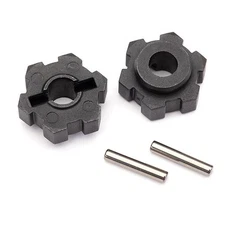 Traxxas 8956 - Plastic Hex Wheel Hubs, Black, Maxx