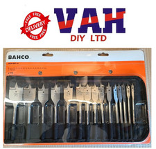 Bahco 9629 Series Flat Bit Set 15pc (6-35mm)