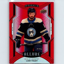 2020-21 Upper Deck Allure - Liam Foudy #106 - Red Rainbow