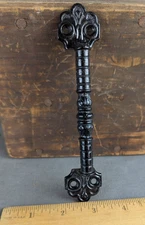 Victorian Cast Iron Screen Door Handle Pull 6" Long X 1 1/4" Cusps