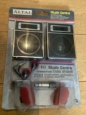 Altai Music Centre Stereo Speakers Combination - Headphones, Earphones Vintage