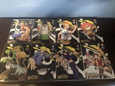 One Piece DVD Set Volume 1-8 Anime With Manga Style Slip Covers
