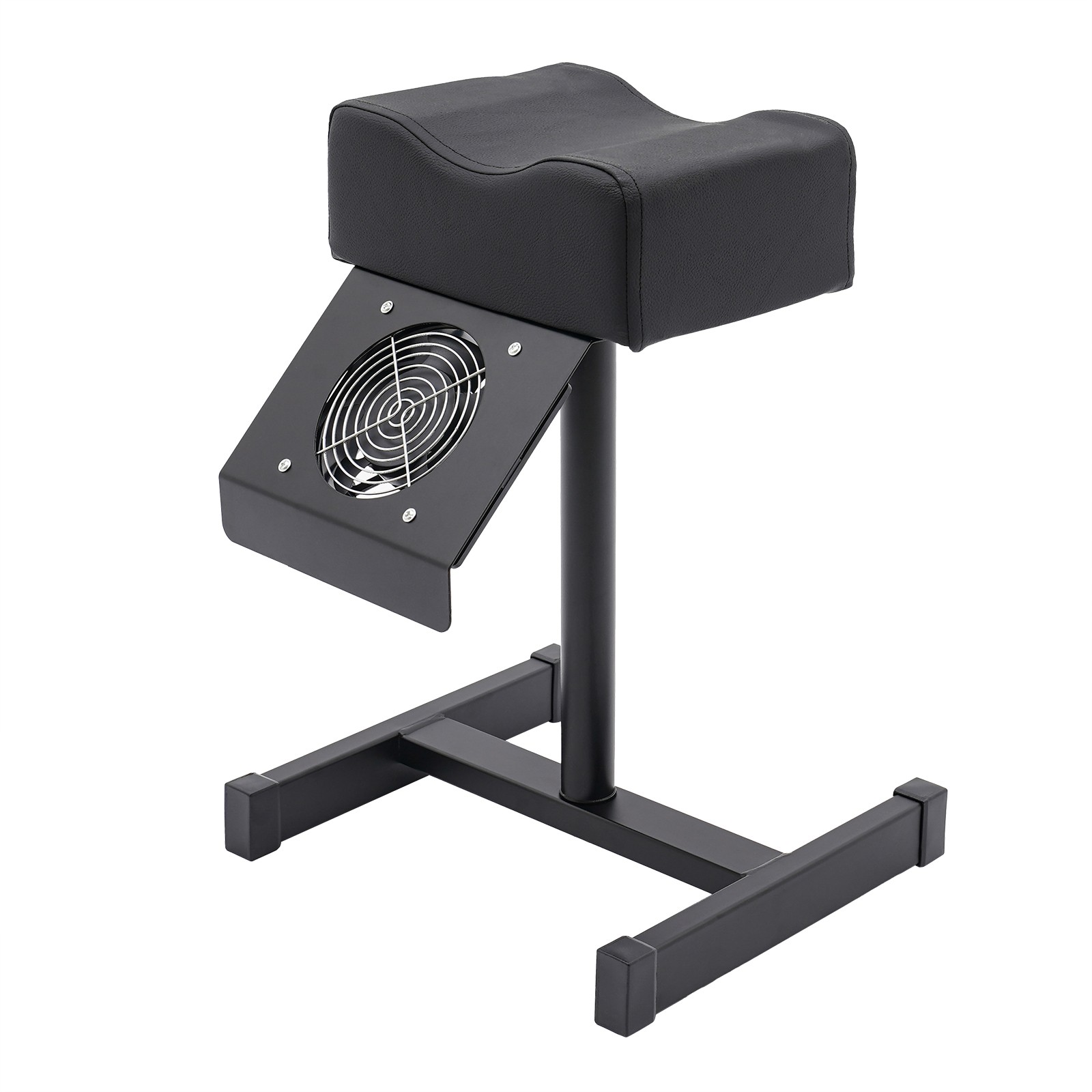 Pedicure Stool Chair Beauty Salon Lift Stool Footrest Nail Bench W/Cleaning Fan