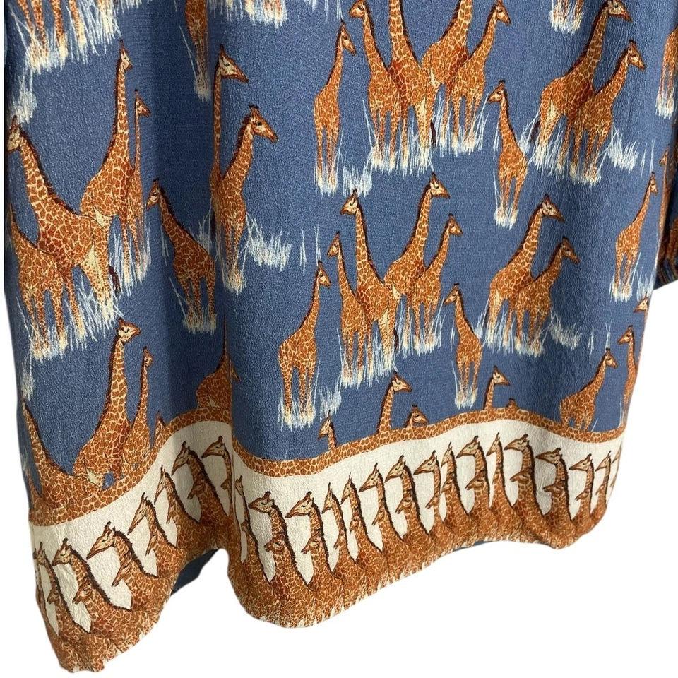 Vestido túnica jirafa Anthropologie Corey Lynn Calter talla pequeña Foto 4 de 4