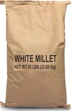84075 White Proso Millet Wild Bird Food, 50-Pound Bird Seed