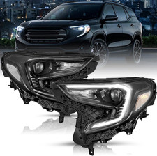 Headlights Assembly Fits for 2018-2021 GMC Terrain W/Led DRL Projector Hid/Xenon