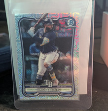 2026 Bowman Chrome Junior Caminero Mojo Refractor - #59 Tampa Bay Rays