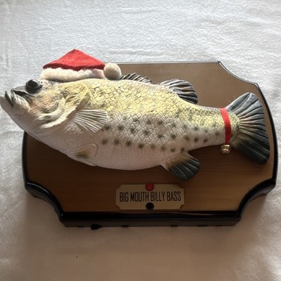 Big Mouth Billy Bass Singing Fish Animated Wall Mount Tested Works