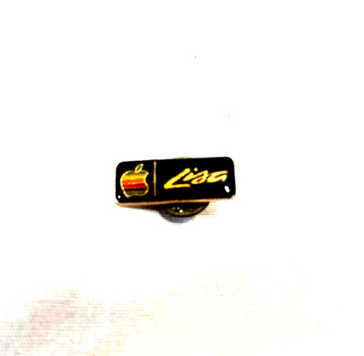 Vintage Apple Computer lapel pin  Lisa Macintosh