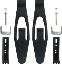 Hood Latch Strap with Catch Bracket Kit 2 Pack Compatible Kenworth 2 SET