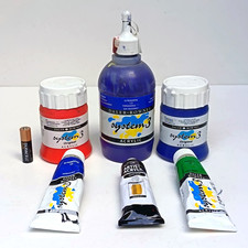 🔥 Daler-Rowney System 3 Acrylic Paint 1000ml Bundle 1 Litre Various 80% Full