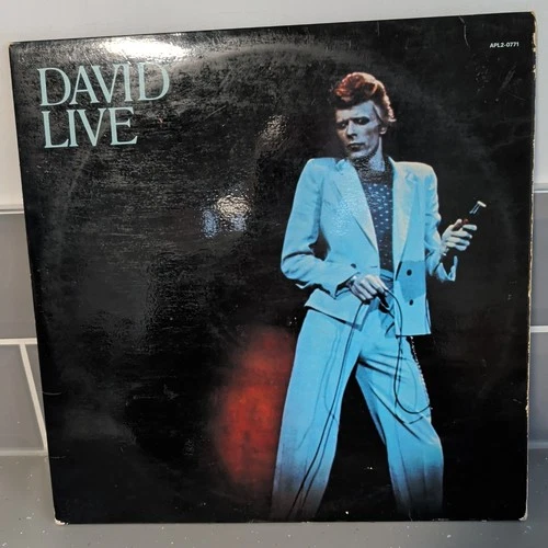 DAVID BOWIE - DAVID LIVE 1974 UK 1st DOUBLE VINYL LP RCA APL2-0771 VG/VG