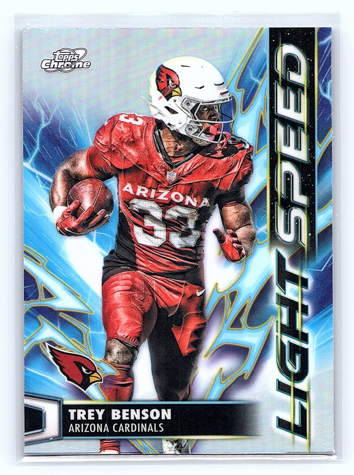 2025 Topps Chrome Cosmic #LS-11 Trey Benson Light Speed