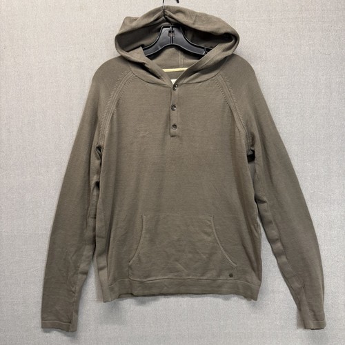 Rag & Bone, RAG & BONE Vintage Men’s Green Sweater Hoodie Size M