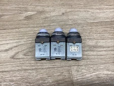 LOT OF 3 IDEC WHITE ILLUMINATED PANEL LIGHTS 858T #803L26