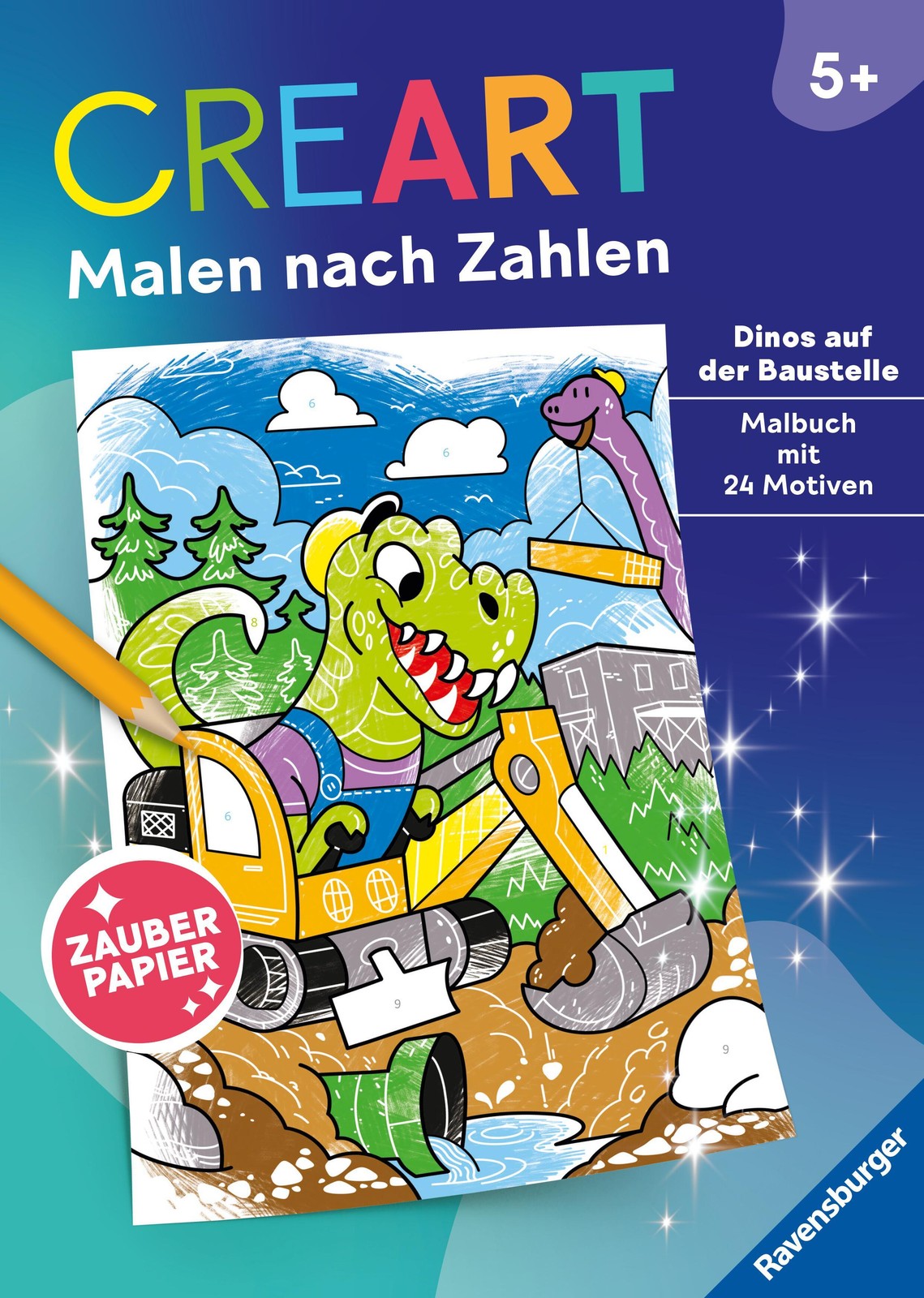 Manuel Kilger ~ CreArt Malen nach Zahlen ab 5 - Zauberpapier:  ... 9783473488599 - Image 2