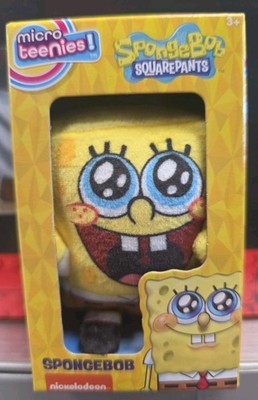 Nickelodeon SpongeBob SquarePants Sparkle Eyes Meme Micro Teenies Plush NIB