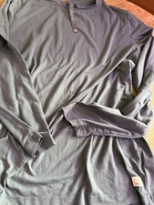 Vuori Shirt Mens Large Gray Long Sleeve Crew Neck Performance Tee Athletic