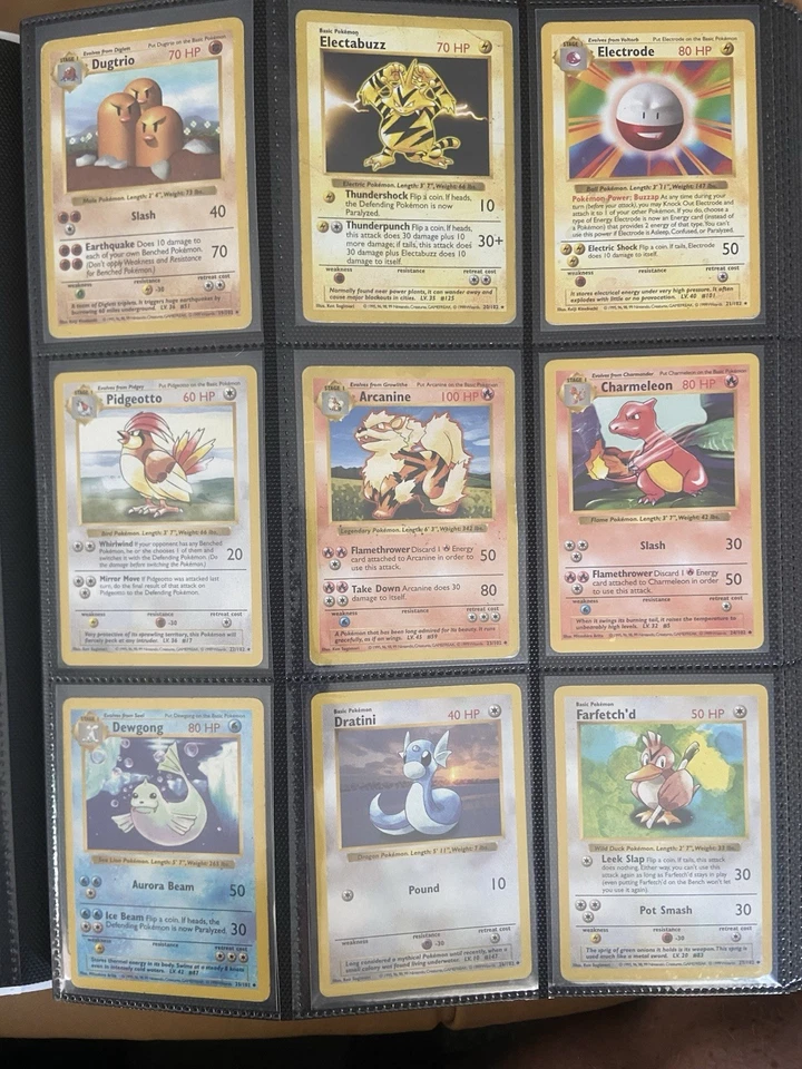 COMPLETE 1999 POKEMON SHADOWLESS BASE SET (102/102) - Image 3 of 4