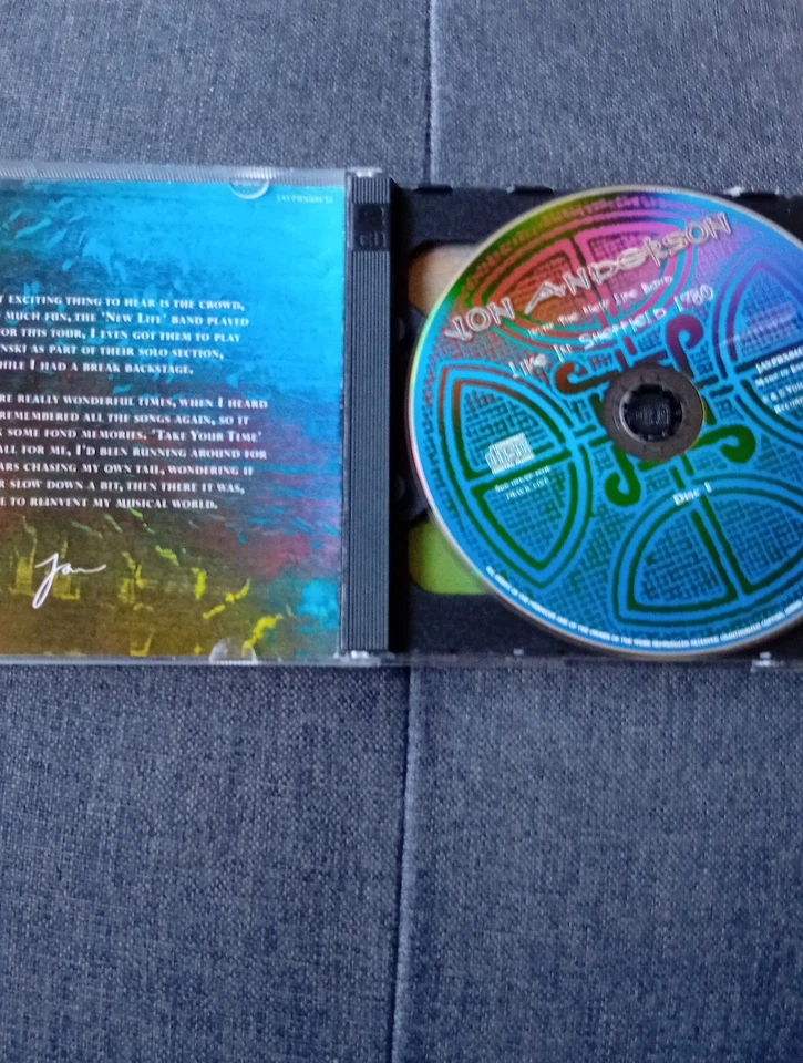 Jon Anderson "Live In Sheffield 1980" 2Cd Neuwertig Absolut Rar - Bild 3 von 4